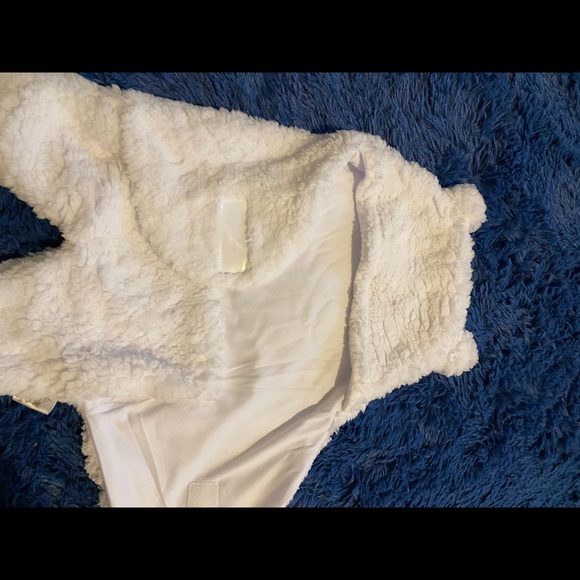White Plush Infant Winter Swaddle - Picture 3 of 3